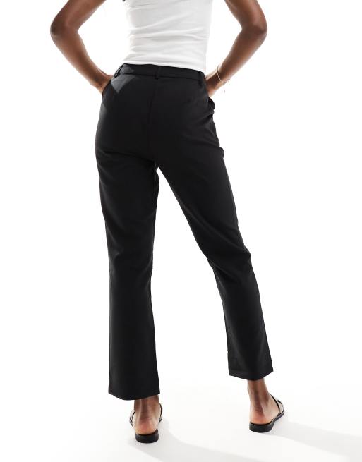 ASOS DESIGN - Elegante smalle enkellange rechte broek in zwart, 3 van 5