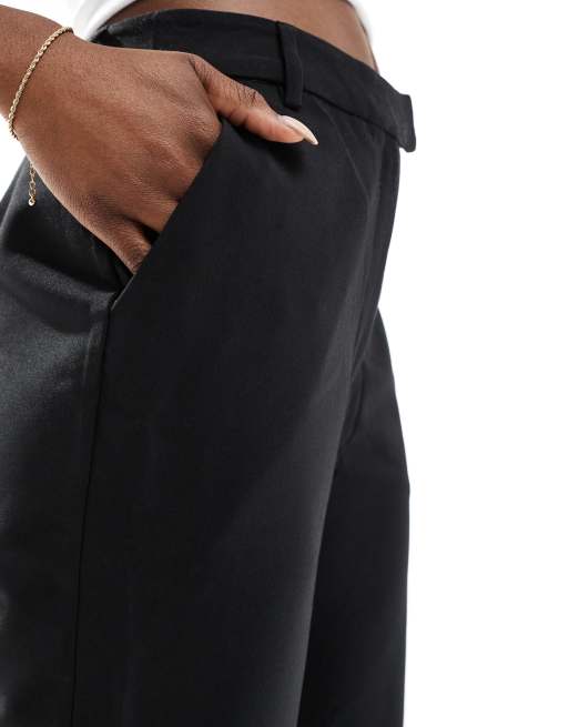 ASOS DESIGN - Elegante smalle enkellange rechte broek in zwart, 5 van 5