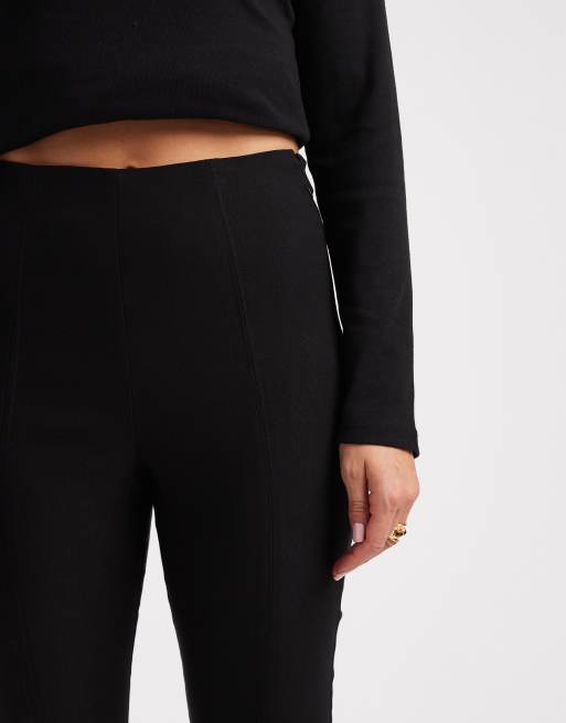 ASOS DESIGN - elegante smalle rechte rijbroek in zwart, 4 van 5