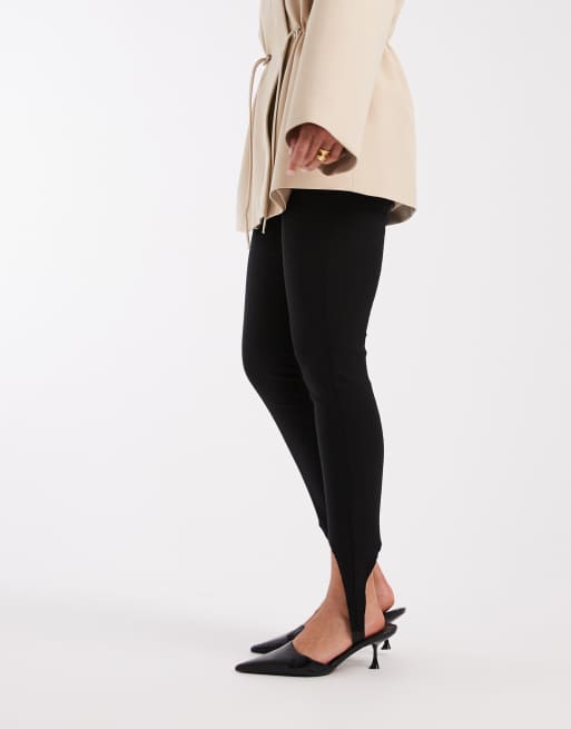 ASOS DESIGN - elegante smalle rechte rijbroek in zwart, 5 van 5