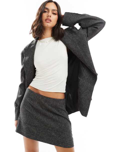 ASOS DESIGN – Eleganter Minirock mit breitem Saum - view 1