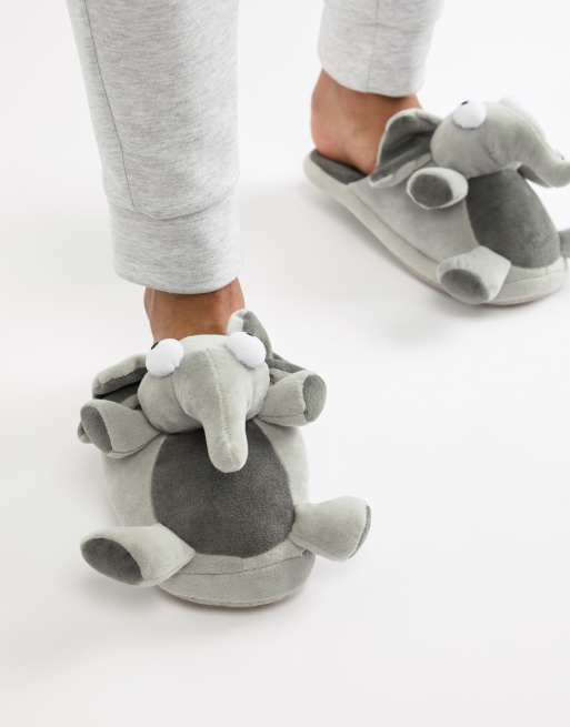 Elephant slippers for adults hot sale