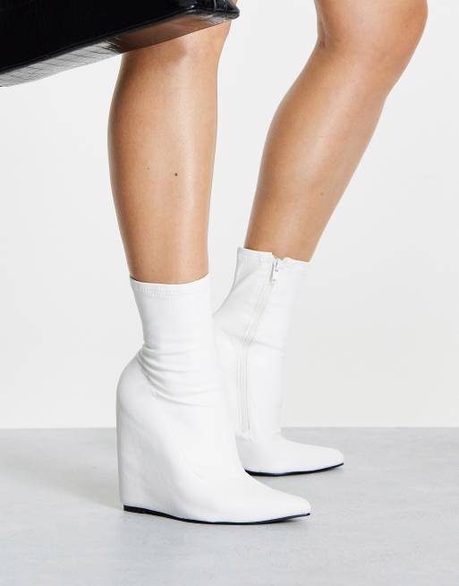 White on sale wedges asos