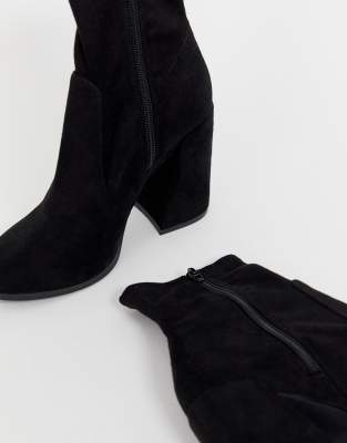 black sock boots asos