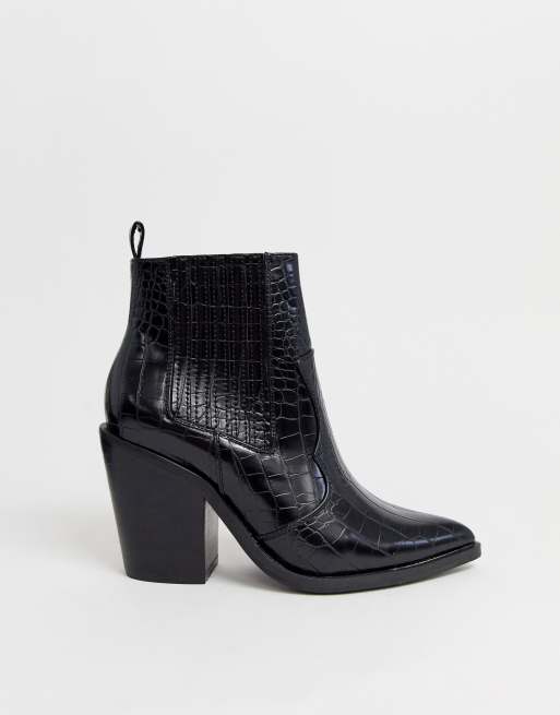 Asos western ankle outlet boots