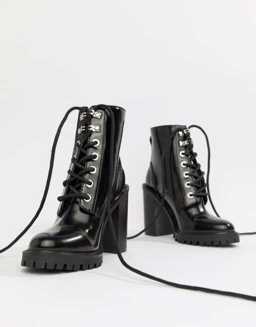 Asos design elm store chunky lace up boots