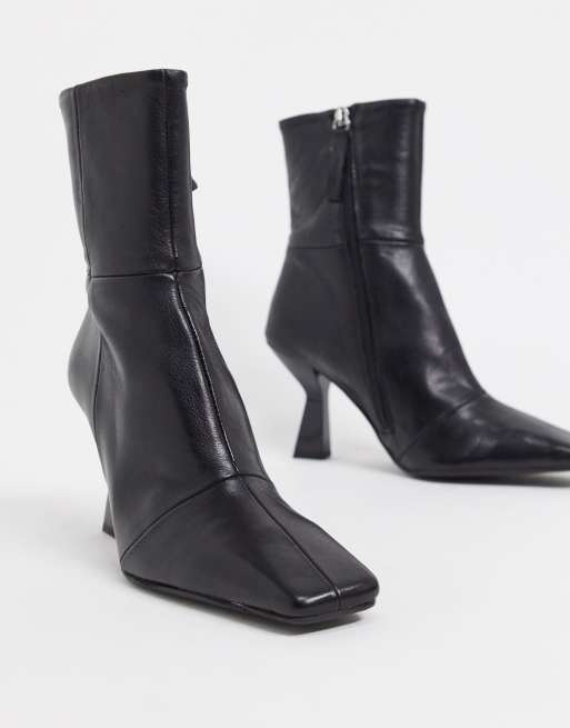 Asos square clearance toe boots