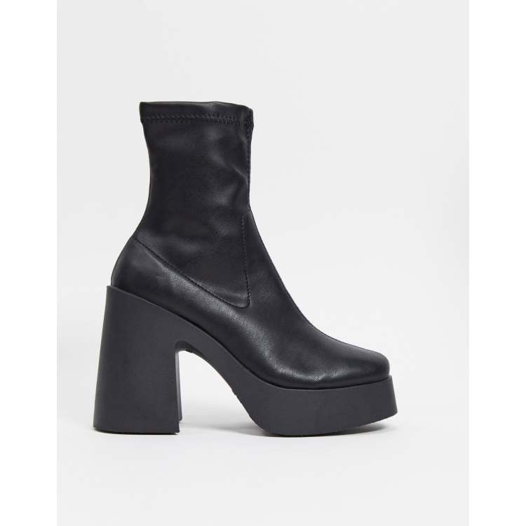 ASOS DESIGN – Elsie – Czarne buty na wysokim obcasie, z