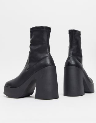 black sock boots asos