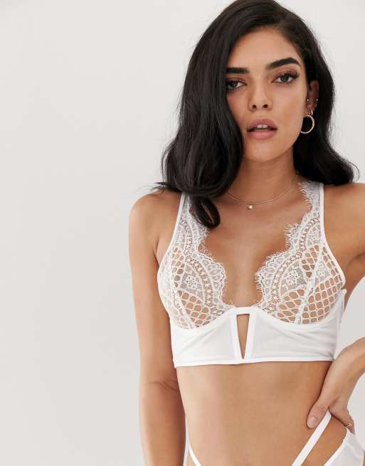 Womens Girls ASOS White Bra Size 30A