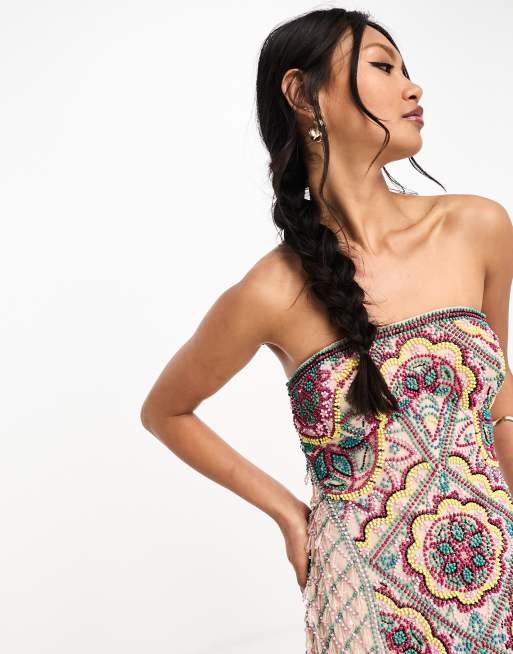 Asos multicolor dress sale