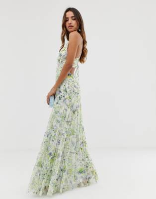 asos maxi floral dress