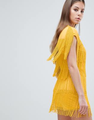 tassel fringe playsuit