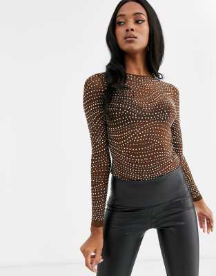 embellished mesh