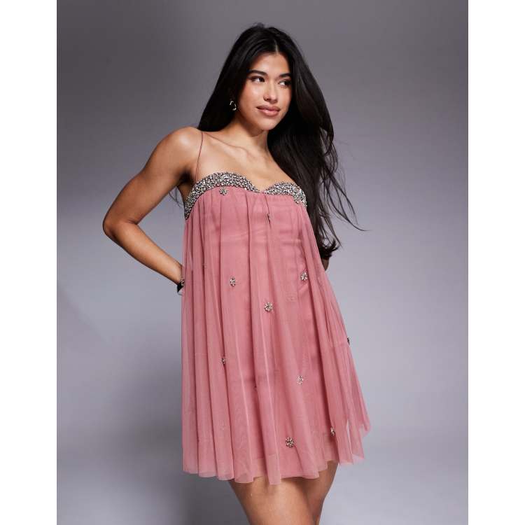 新品・未使用♡ misha&puff sweetheart dress ♡ Sweetheart Puff Sleeve Maxi Dress | boohoo