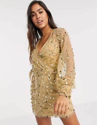 robe sequin asos