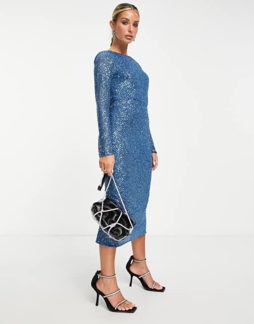 Asos glitter outlet dress