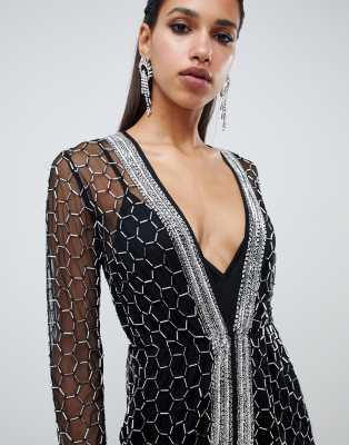 robe asos sequin