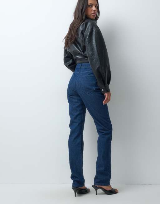 ASOS DESIGN embellished waistband jeans in rinse wash, 5 of 5