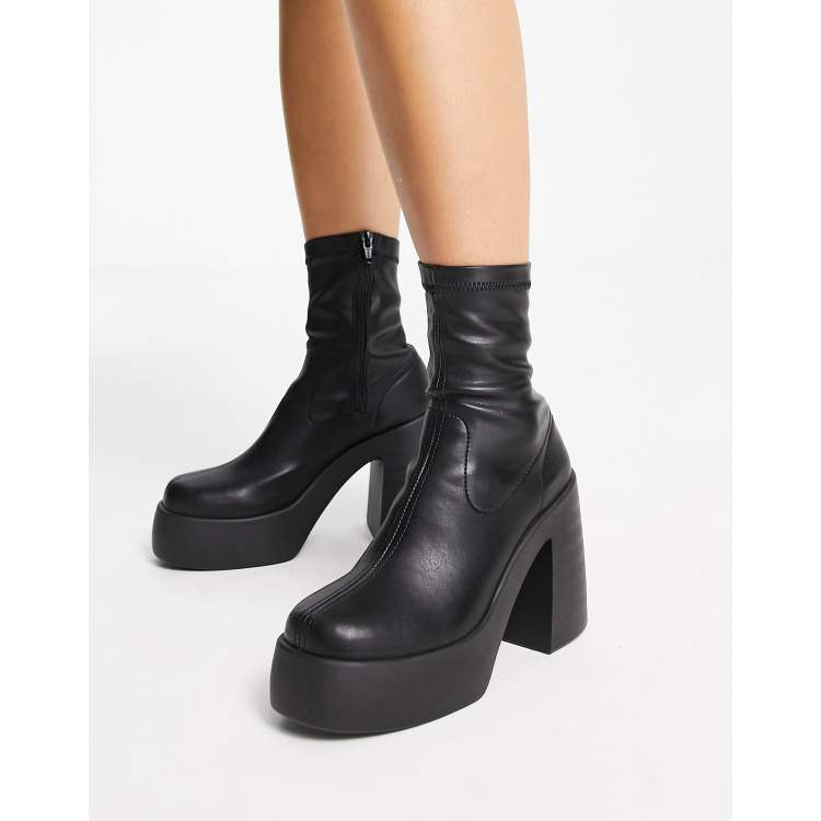 Black shop boots asos