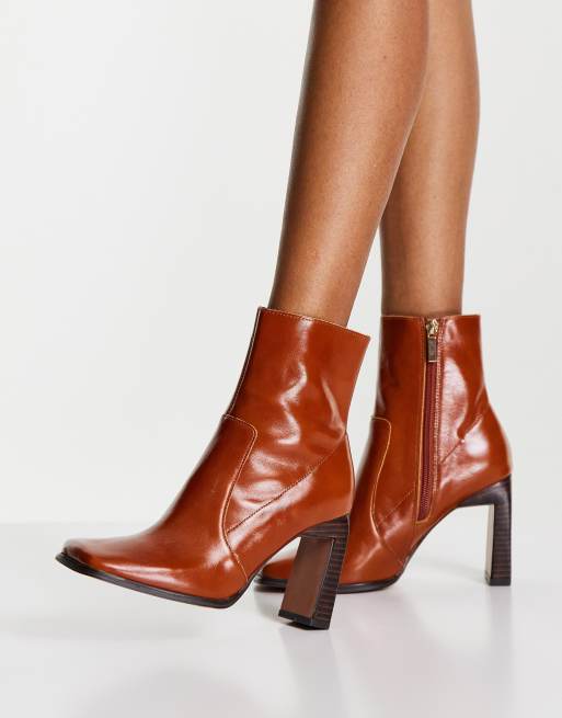 Asos square toe clearance boots