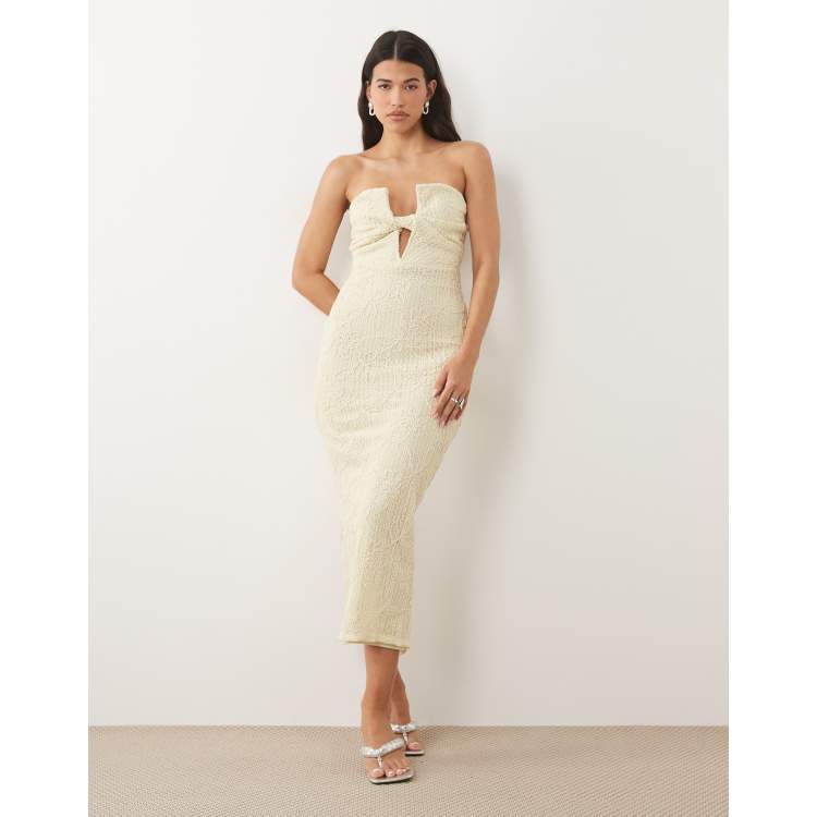 lemon crochet dress Andreeva LEMON VANILLA HANDMADE MAXI CROCHET DRESS