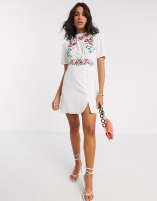 white graduation dress long sleeve