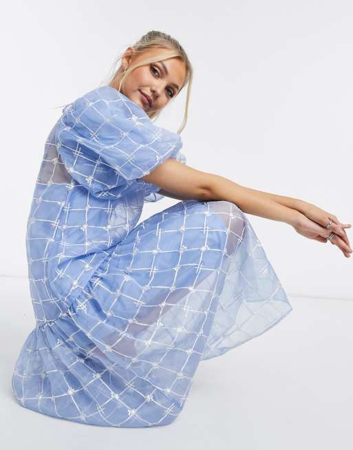 Asos organza dress hotsell