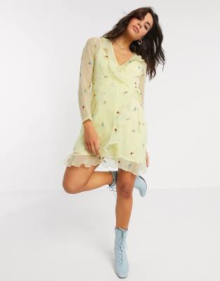 asos organza dress