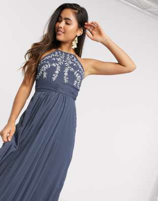 asos embroidered dress