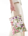 [ASOS DESIGN] ASOS DESIGN embroidered tote bag in multi No Size MULTI