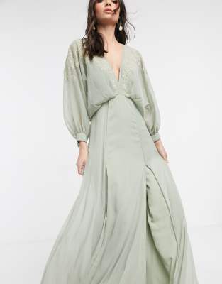 asos chiffon maxi dress