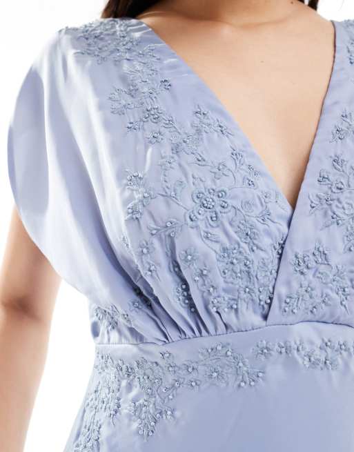 80s barbie blue dress Women's Soliman Dress | Color: Midnight main image 1