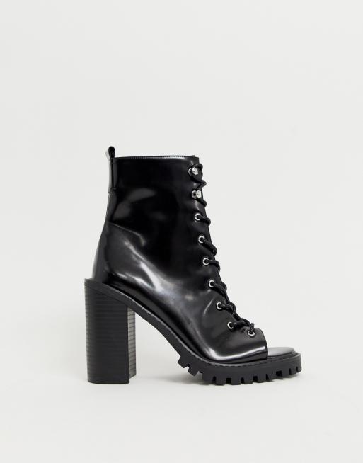 Asos peep 2024 toe boots