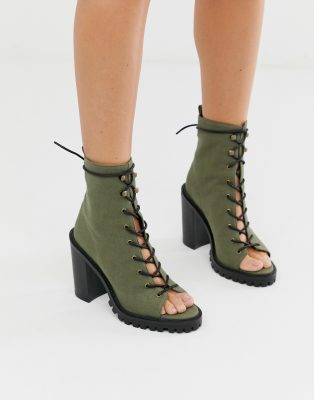asos peep toe boots