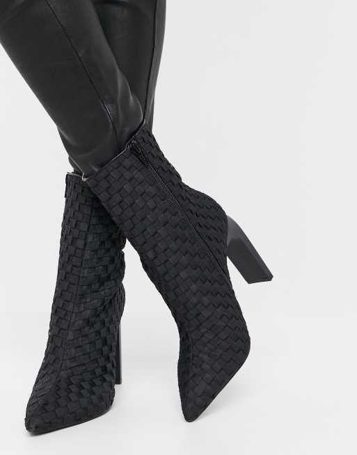 Asos design empower sale chunky sock boots