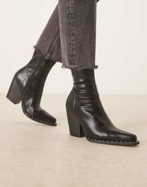ASOS DESIGN - Emrys - Bottines souples style western - Noir - view 1