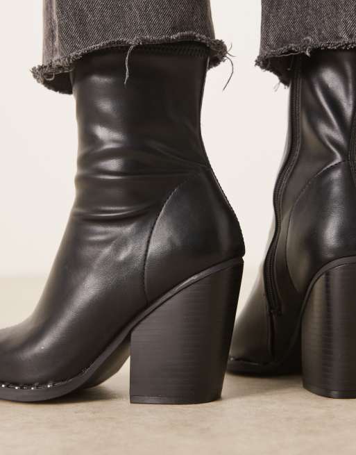 ASOS DESIGN - Emrys - Bottines souples style western - Noir, 2 de 4