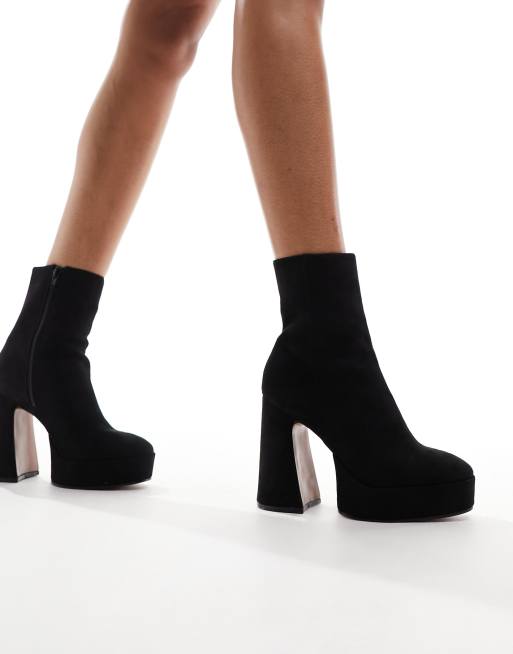 Asos platform ankle outlet boots