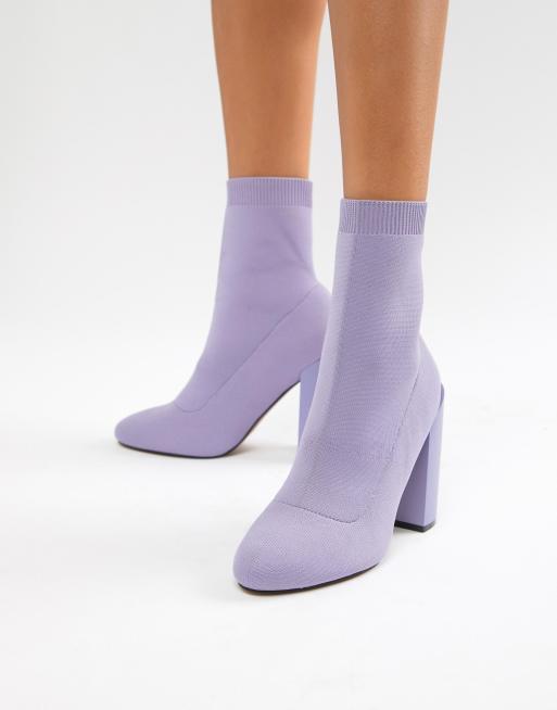 Bottines discount effet chaussettes