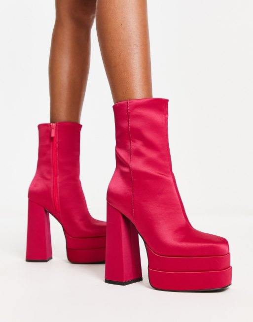 Platform high shop heel boots