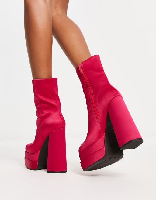 Asos store pink boots