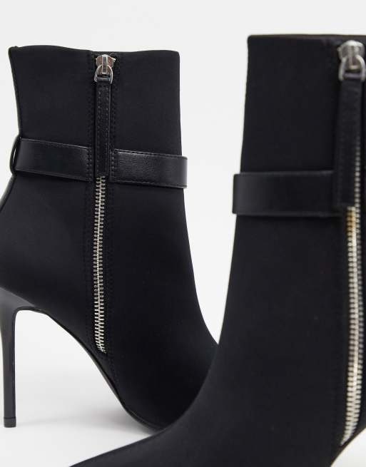 ASOS DESIGN Engage stilleto boots with bum bag