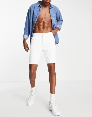 Asos mens denim shorts online