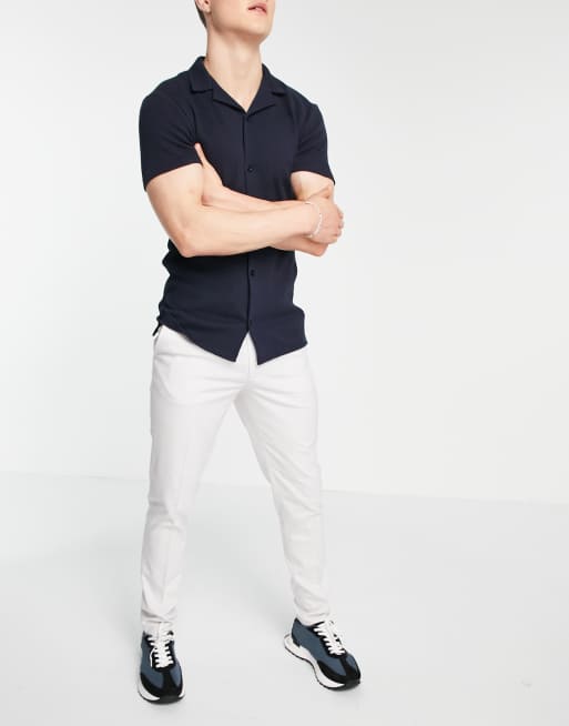 ASOS DESIGN – Enge, elegante Hose in Eisgrau, 4 von 4