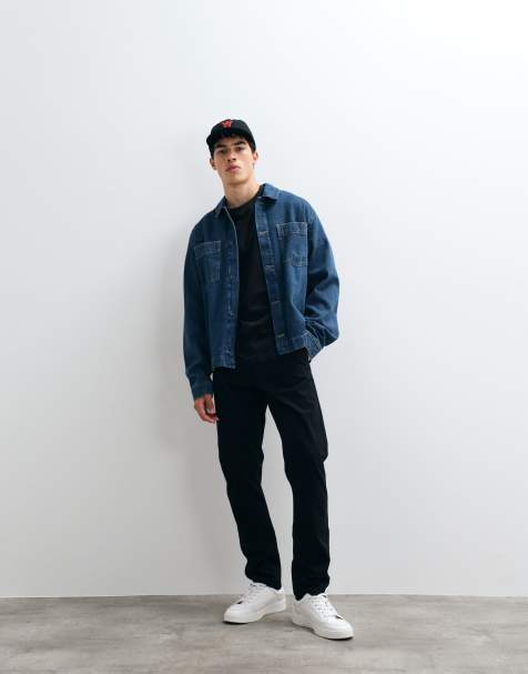ASOS DESIGN – Enge, schwarze Chinos - view 1