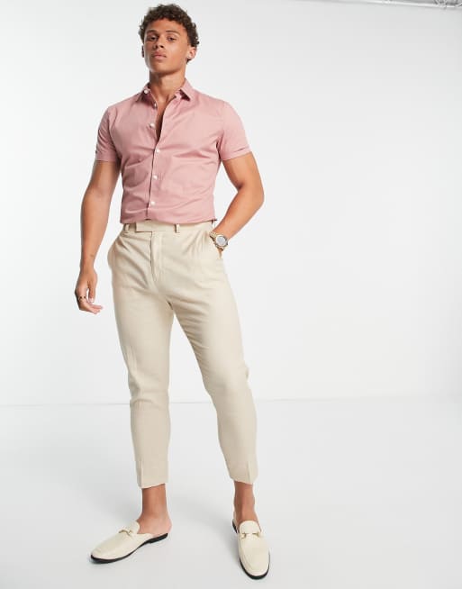 ASOS DESIGN – Enges Hemd in Rosa, 2 von 4