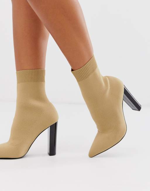 Asos design empower hot sale chunky sock boots