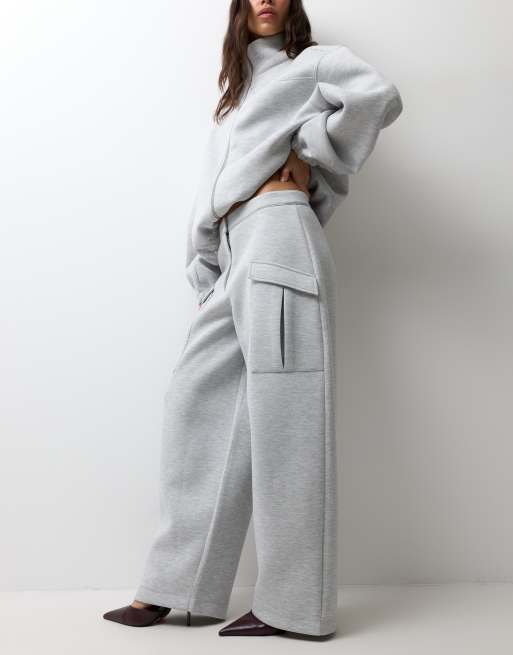 ASOS DESIGN - Ensemble en tissu imitation néoprène - Gris, 2 de 3