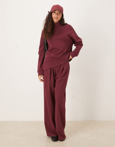 ASOS DESIGN - Ensemble 2 pièces - Prune - view 1